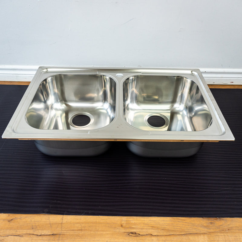 Lavelli Double Kitchen Sink - Stainless Steel