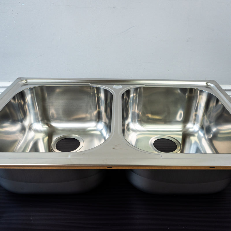 Lavelli Double Kitchen Sink - Stainless Steel