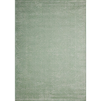 Loomaknoti Breyleigh 6.7 x 9 ft. Area Rug in Carzon Cream/Green