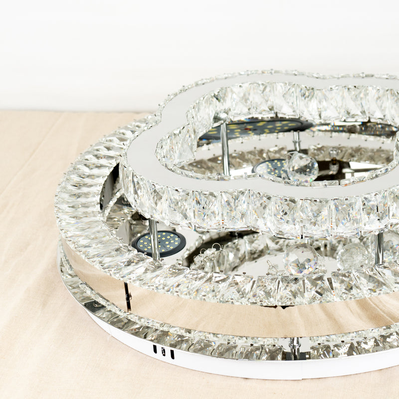 Luxurious Crystal Chandelier - 7" H x 22" D