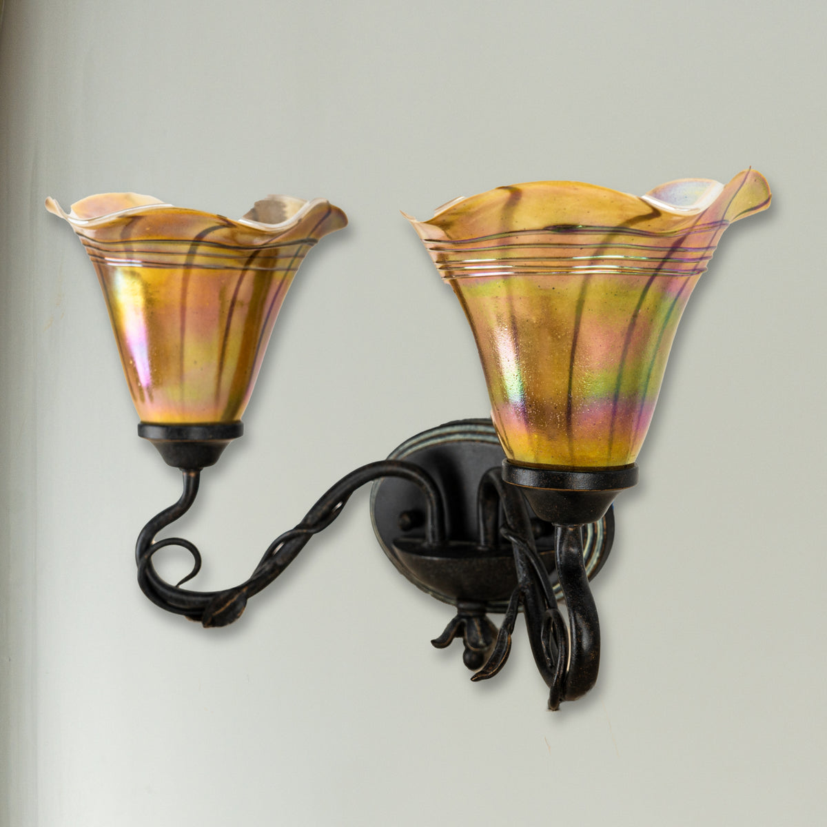 2-Light Montebello Antique Wall Mount Sconce