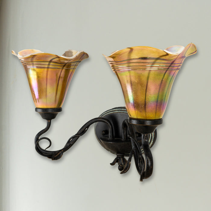 2-Light Montebello Antique Wall Mount Sconce