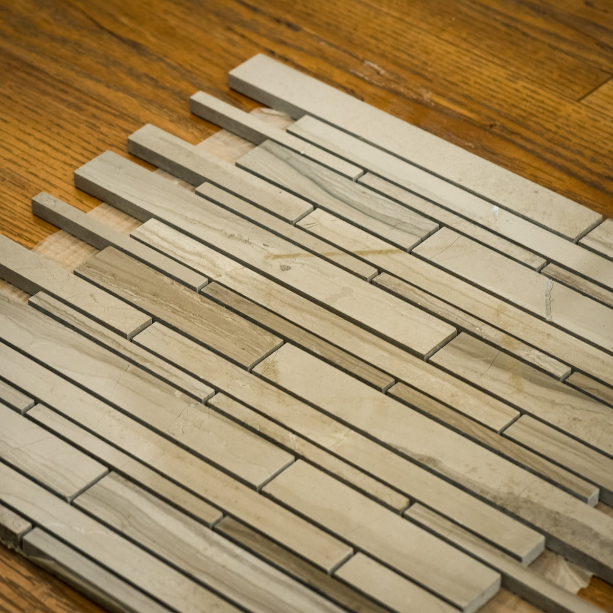 12" x 12" Athens Grey Marble Mosaic Tile - 6 sq. ft. (6 per box)