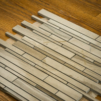 12" x 12" Athens Grey Marble Mosaic Tile - 6 sq. ft. (6 per box)