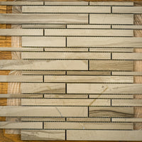 12" x 12" Athens Grey Marble Mosaic Tile - 6 sq. ft. (6 per box)