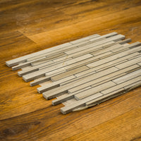 12" x 12" Athens Grey Marble Mosaic Tile - 6 sq. ft. (6 per box)