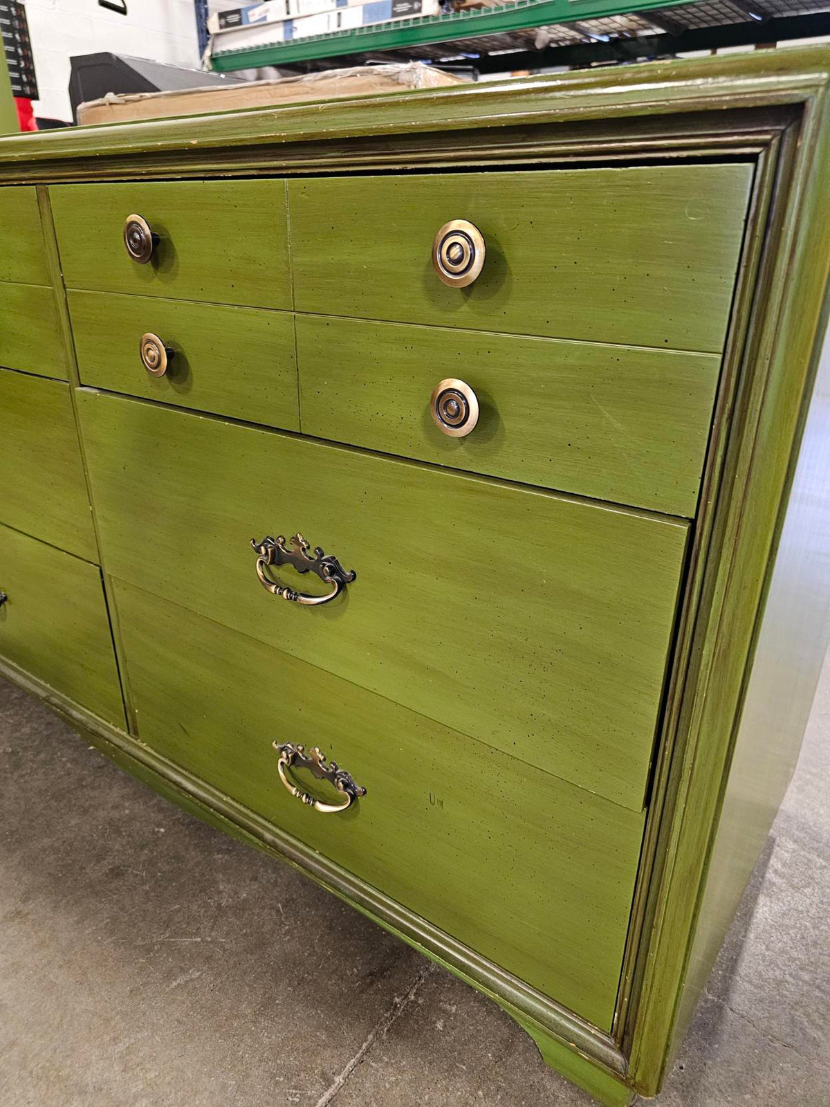 Long Green Dresser