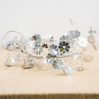 Metal Flower Chandelier - 17" W x 22" H