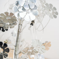 Metal Flower Chandelier - 17" W x 22" H