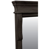 60x31-inch Naples Mirror in Antique Walnut