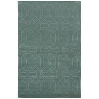 2x4-ft Area Rug - Nouveau Honeycomb Lt Blue