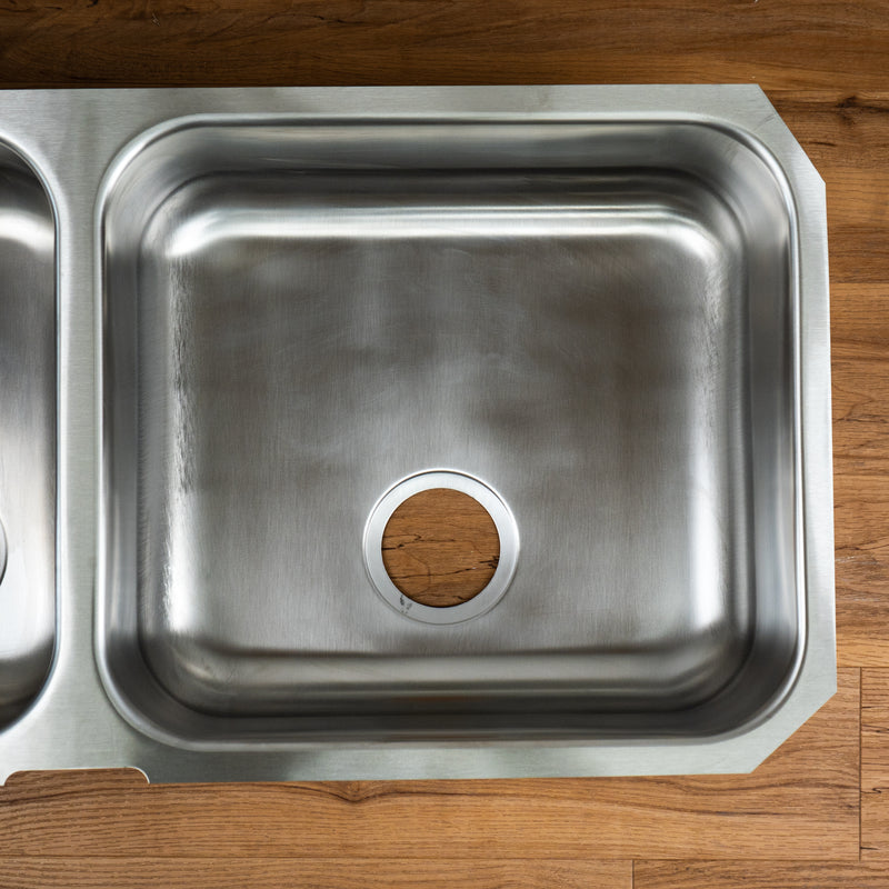 Undermount Sink - One and a Half Stainless Steel Bowl -  29.125”W