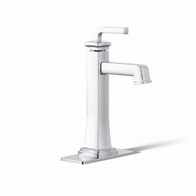Riff Single-Handle Single-Hole Bathroom Faucet in Polished Chrome