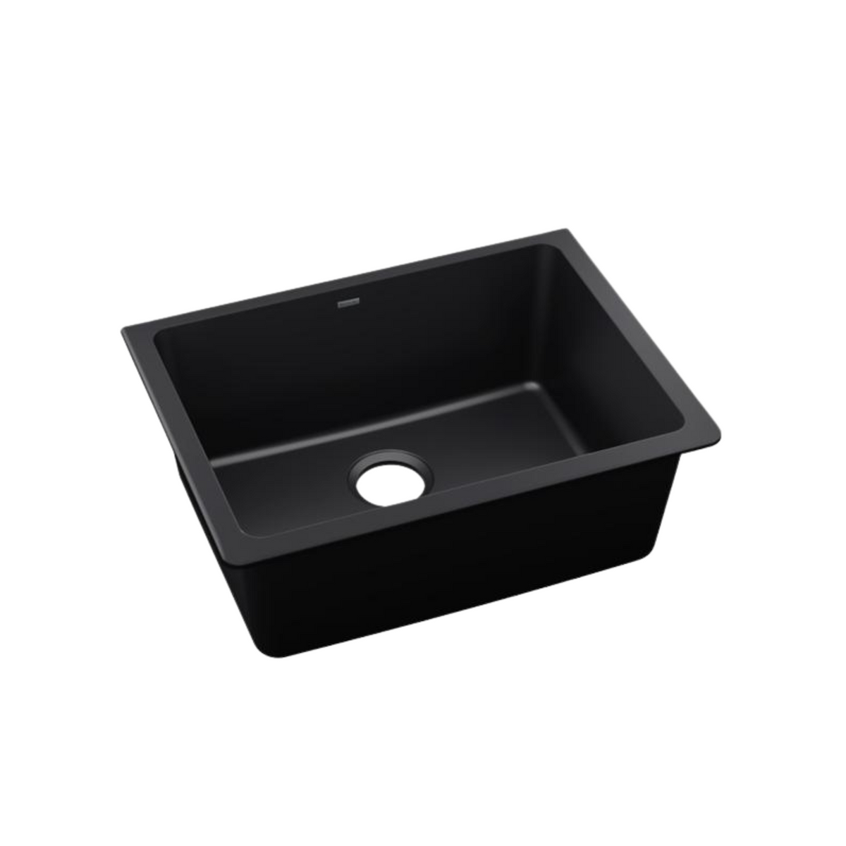 Elkay Quartz Luxe 24-5/8" x 18-1/2" x 9-1/2" Single Bowl Undermount Sink Caviar