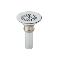 Elkay 3-1/2" Drain Nickel Plated Brass Body Strainer and Tailpiece