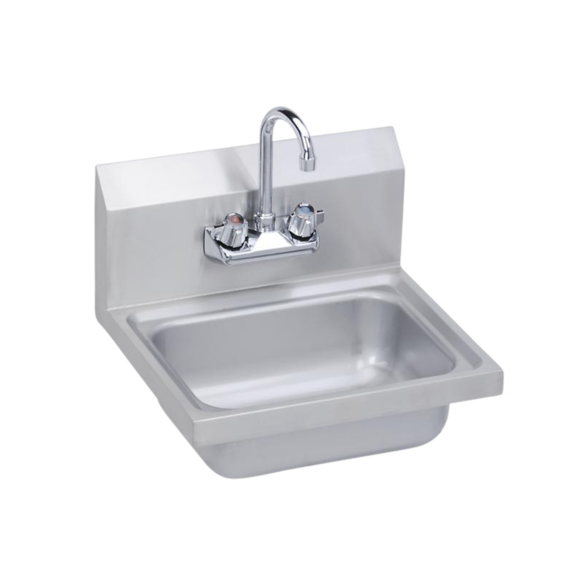 Elkay Stainless Steel 17" x 15" x 11" 20 Gauge Hand Sink with Faucet