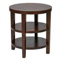 Office Star Six Merge Round End Table
