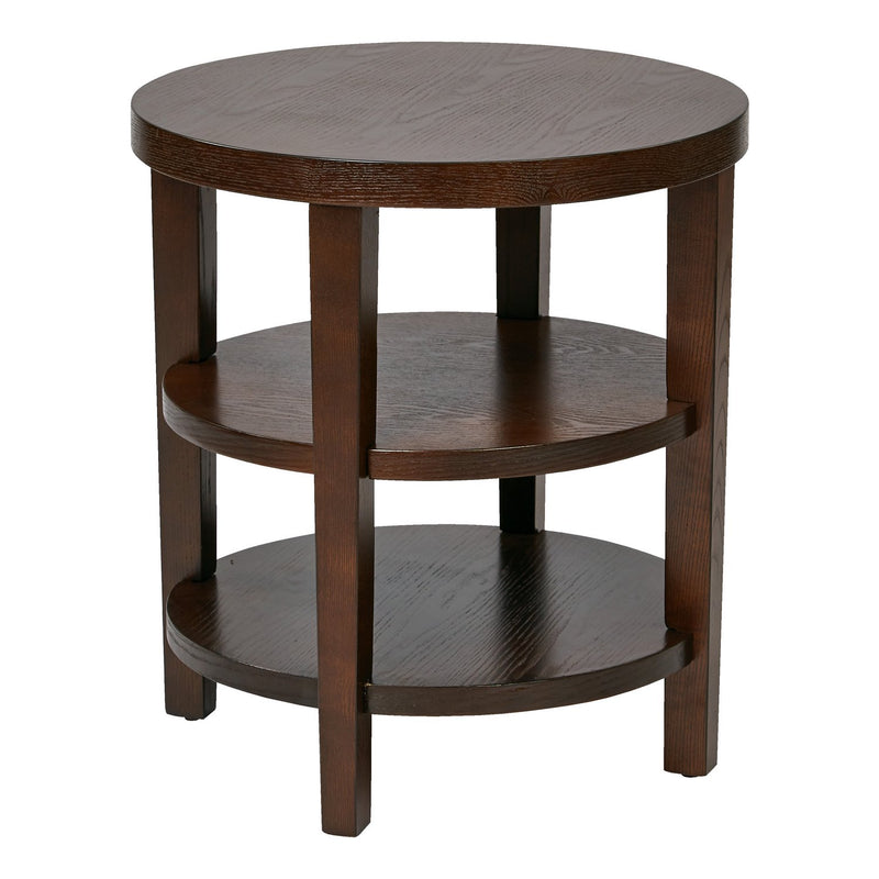 Office Star Six Merge Round End Table