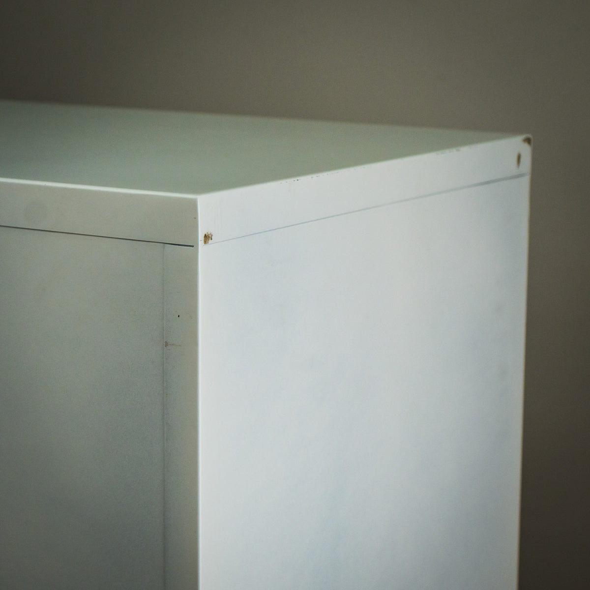 2-Door White Steel Filing Cabinet, 36-Inch Wide