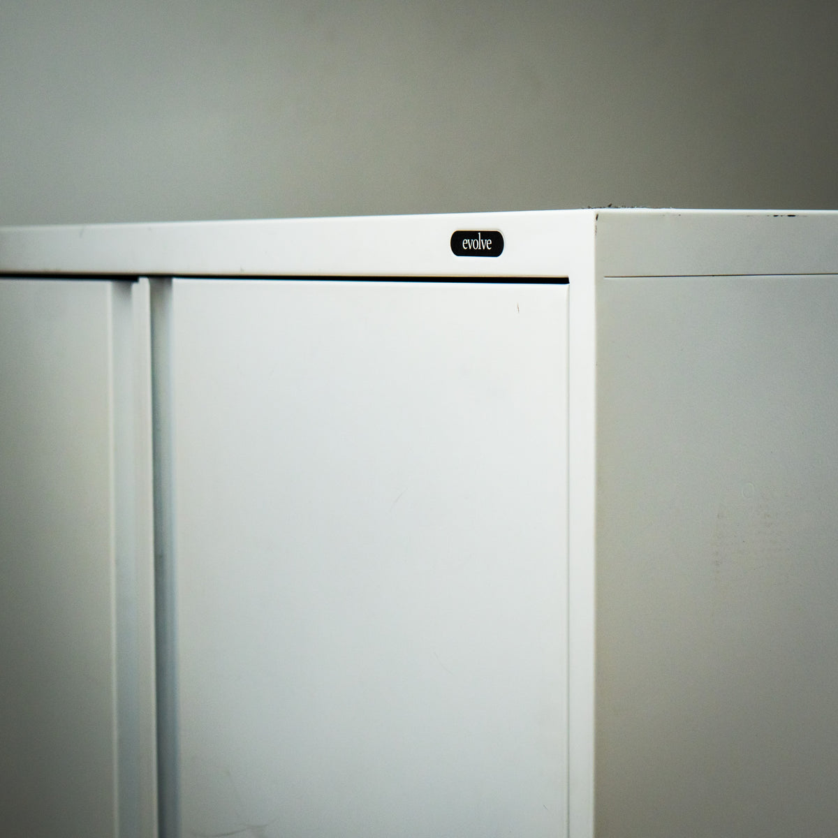 2-Door White Steel Filing Cabinet, 36-Inch Wide