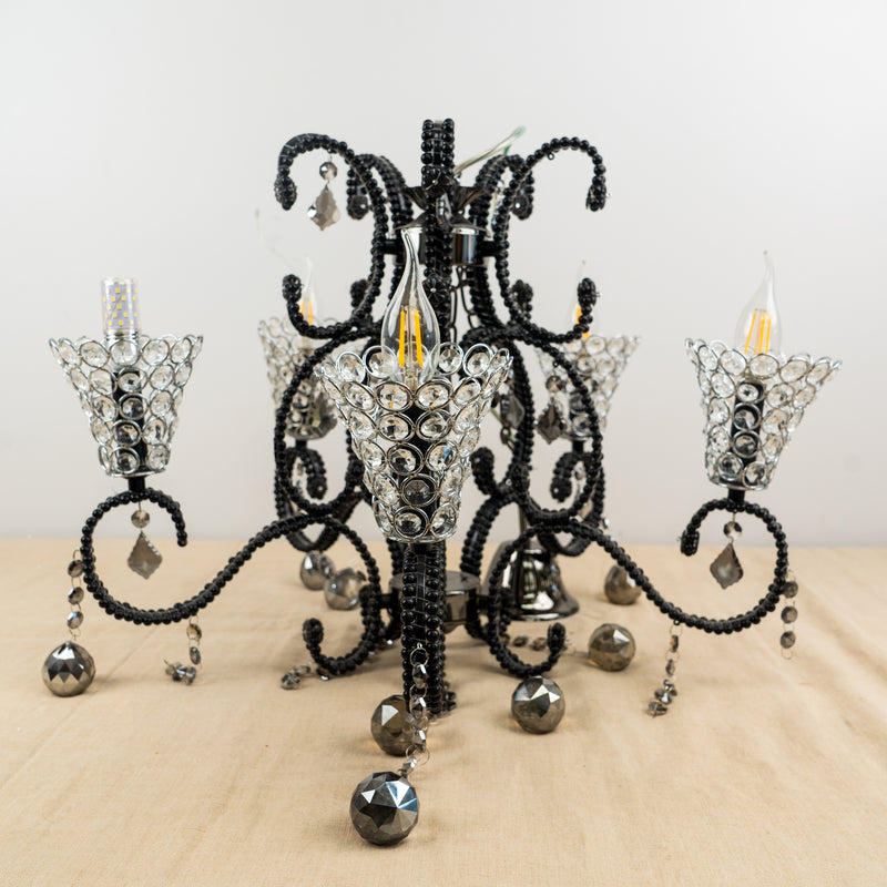 Ornate Chandelier - 26" W x 37.5" H x 26" D