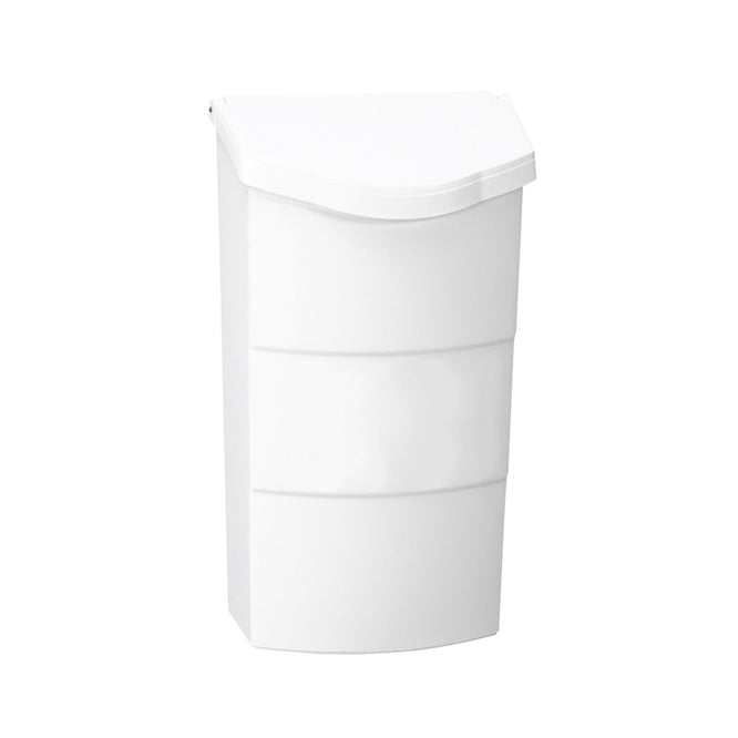 8x14-inch Plastic Vertical Mailbox in White