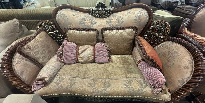 Ornate Victorian- style 2 Seater Sofa