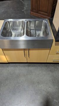 Angled Honey Maple Kitchen with Black Stone