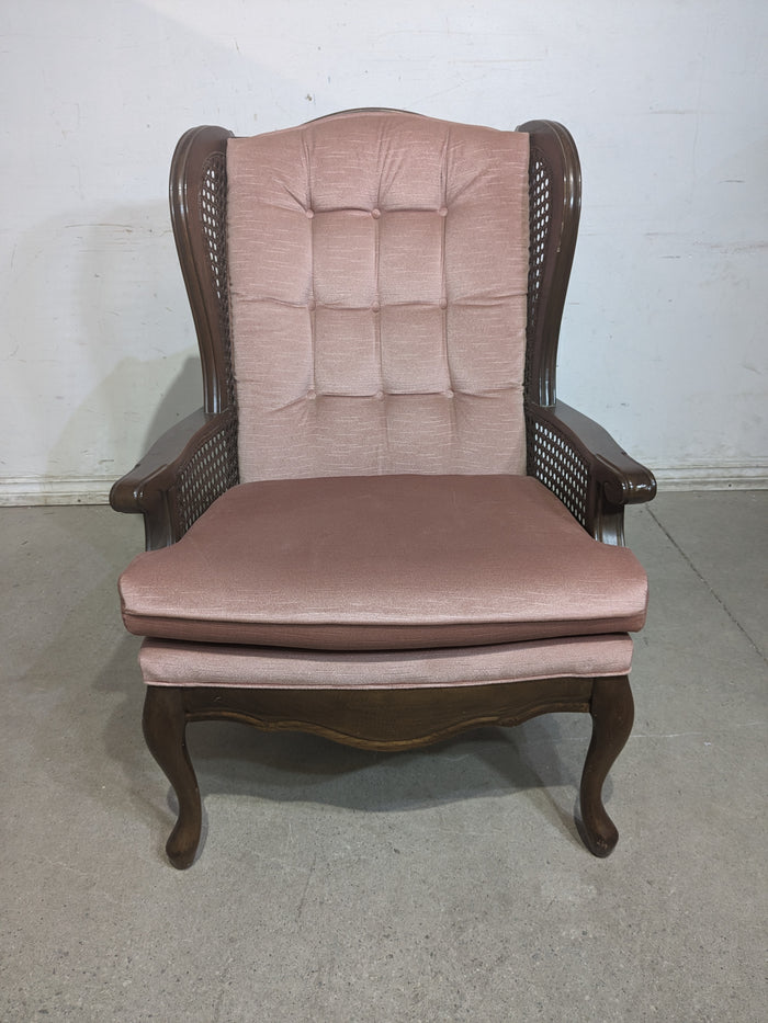 Pink Bergere Chair