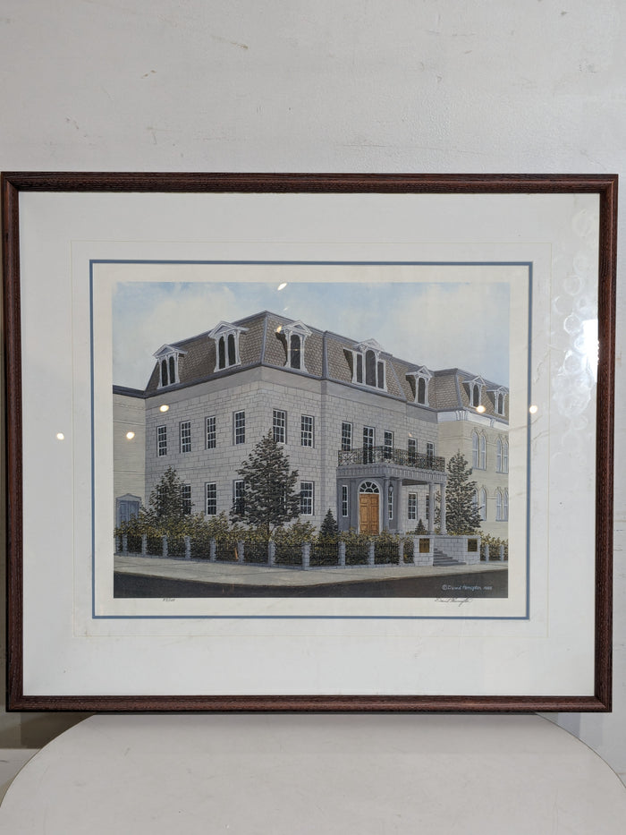 The Bank of Upper Canada Building Print By David Harrigton 1988