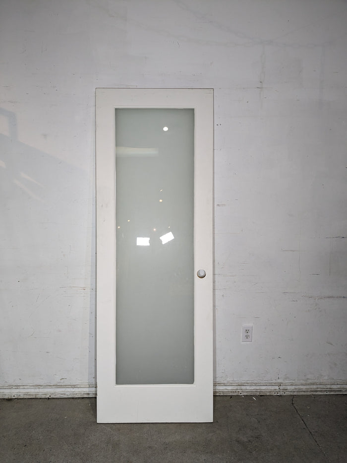 28" x 79 3/4" Frosted Glass Interior Door