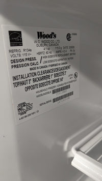 30"W Wood's Upright Freezer