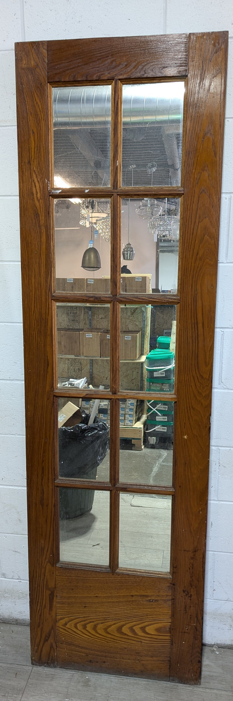 23.5"W x 80"H Wooden French Door