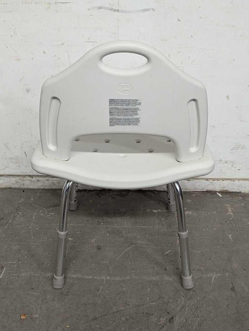 MOEN Plastic Adjustable Shower Chair in White