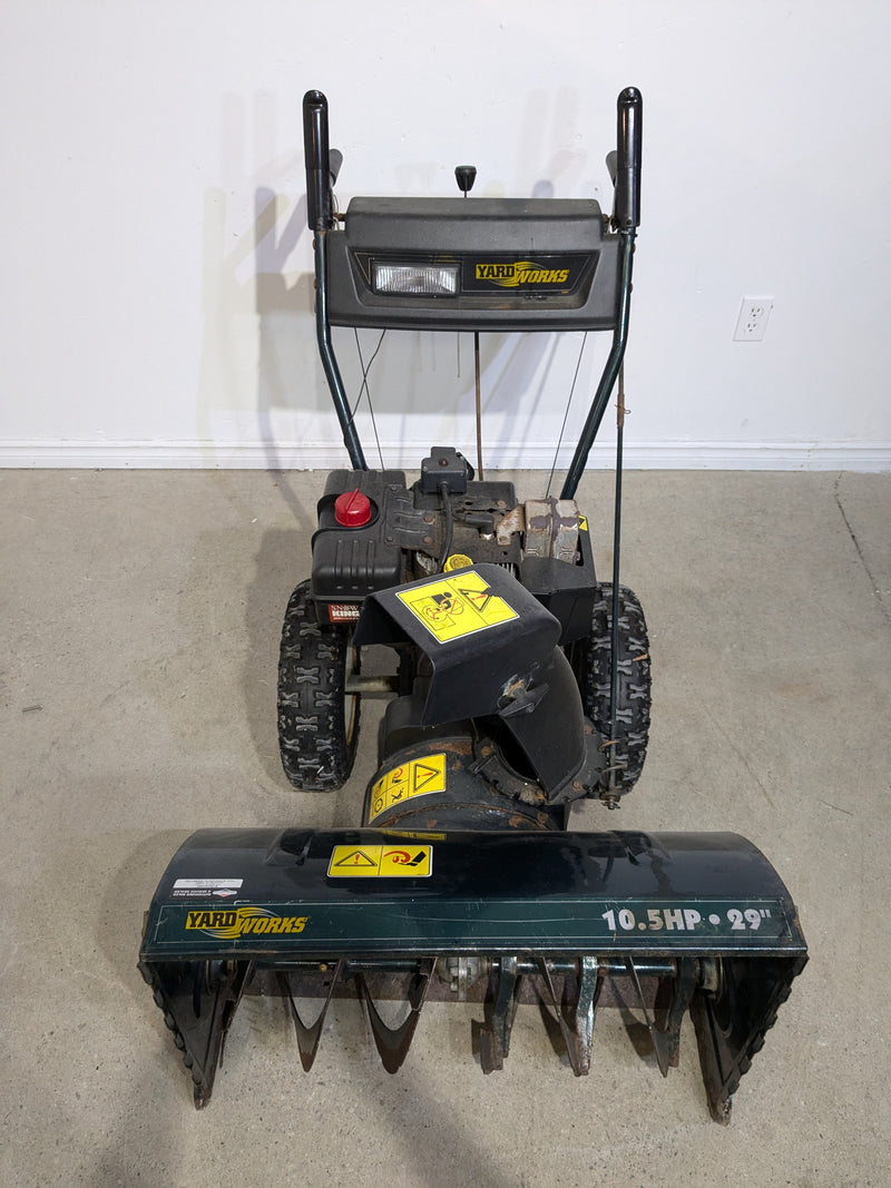 29" YardWorks Snowblower with Electric Starter