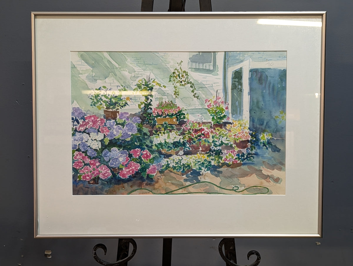 Framed H.Rand Watercolor Artwork