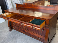 72" Mahogany Empire Style Sideboard