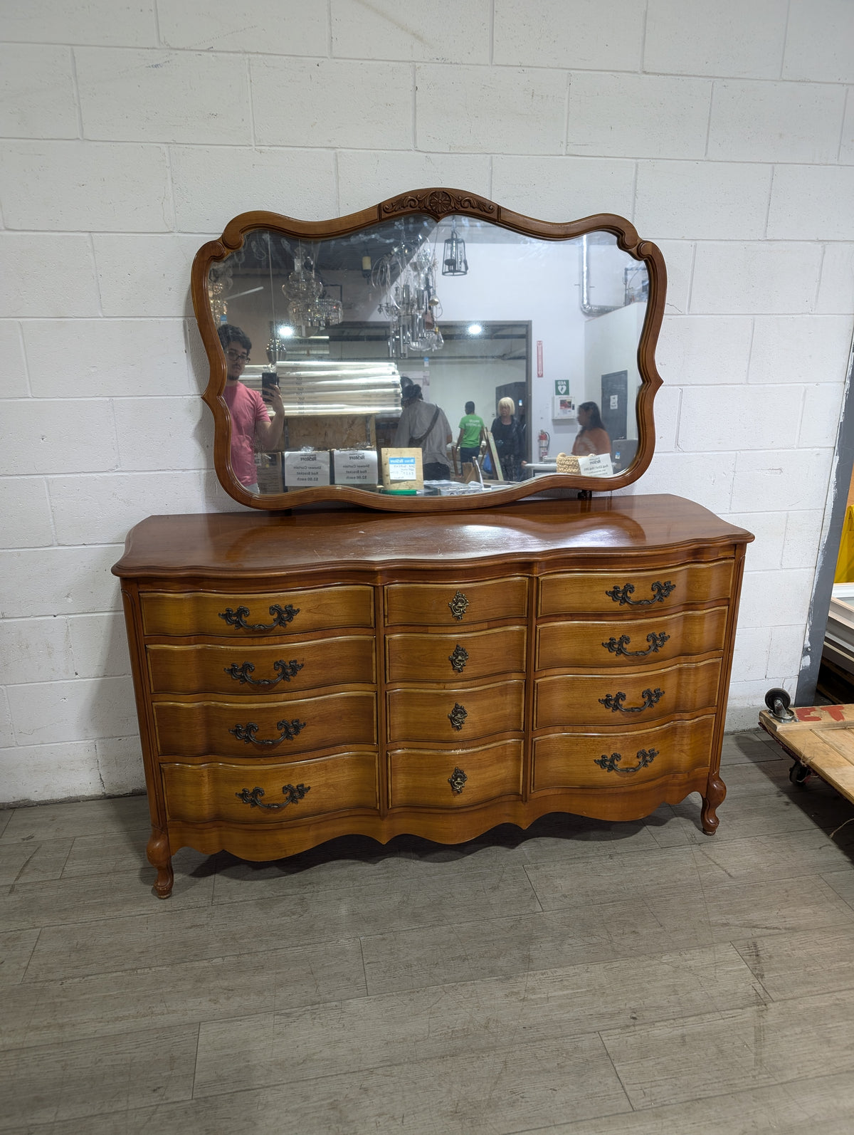 Malcolm French Provincial Dresser w/ Mirror