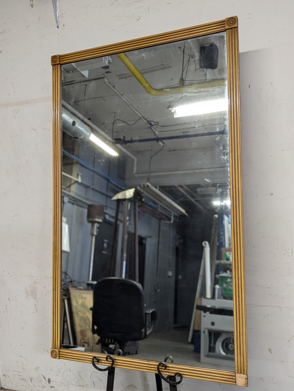 Light Wood Framed Mirror