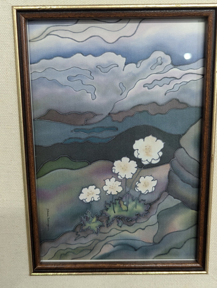 Mountain Flowers By Darcy Gusse Edinga Framed Artwork