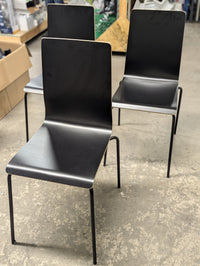 IKEA Martin Chair Black Set of 3