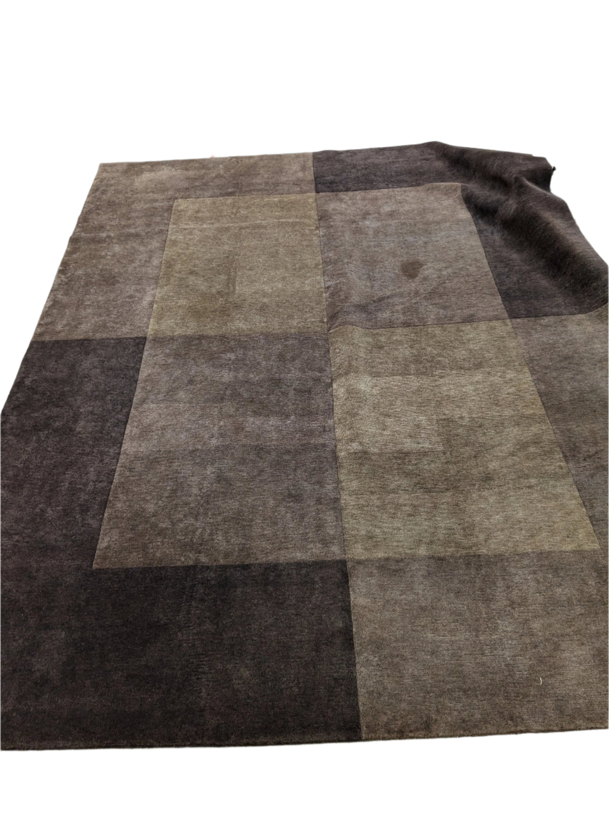 Brown Wool 9' x 12' Area Rug