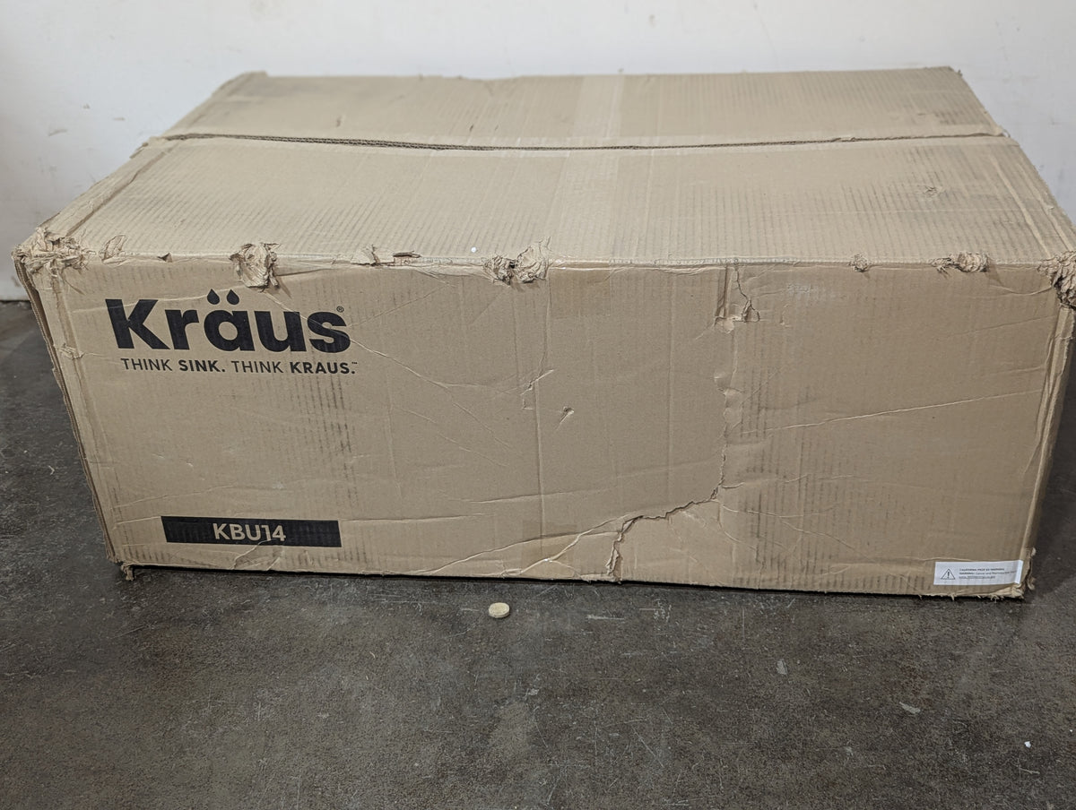 KRAUS 31 1/2"W Undermount Single Bowl 16 gauge Stainless Steel Kitchen Sink