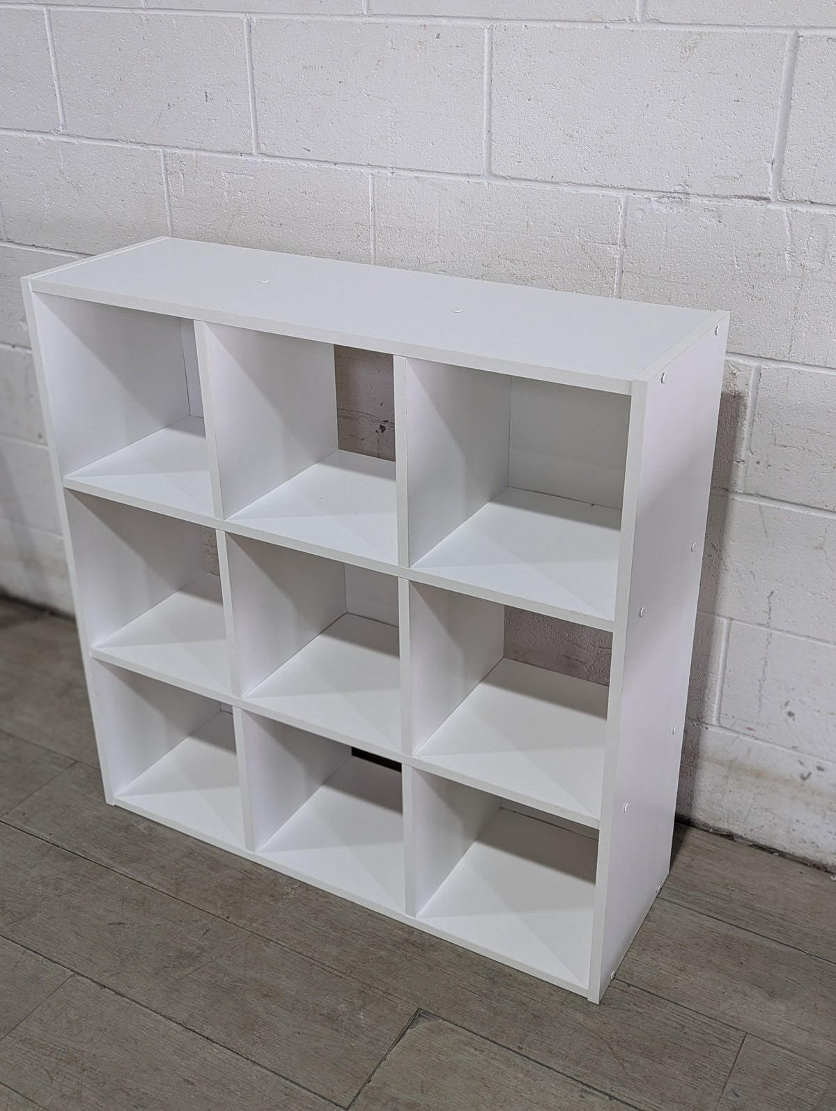 MYLEX 9-Cube Storage Organizer, Bookcase/Bookshelf White