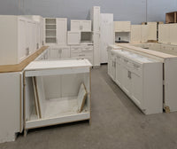 Set of Kitchen Cabinets in White