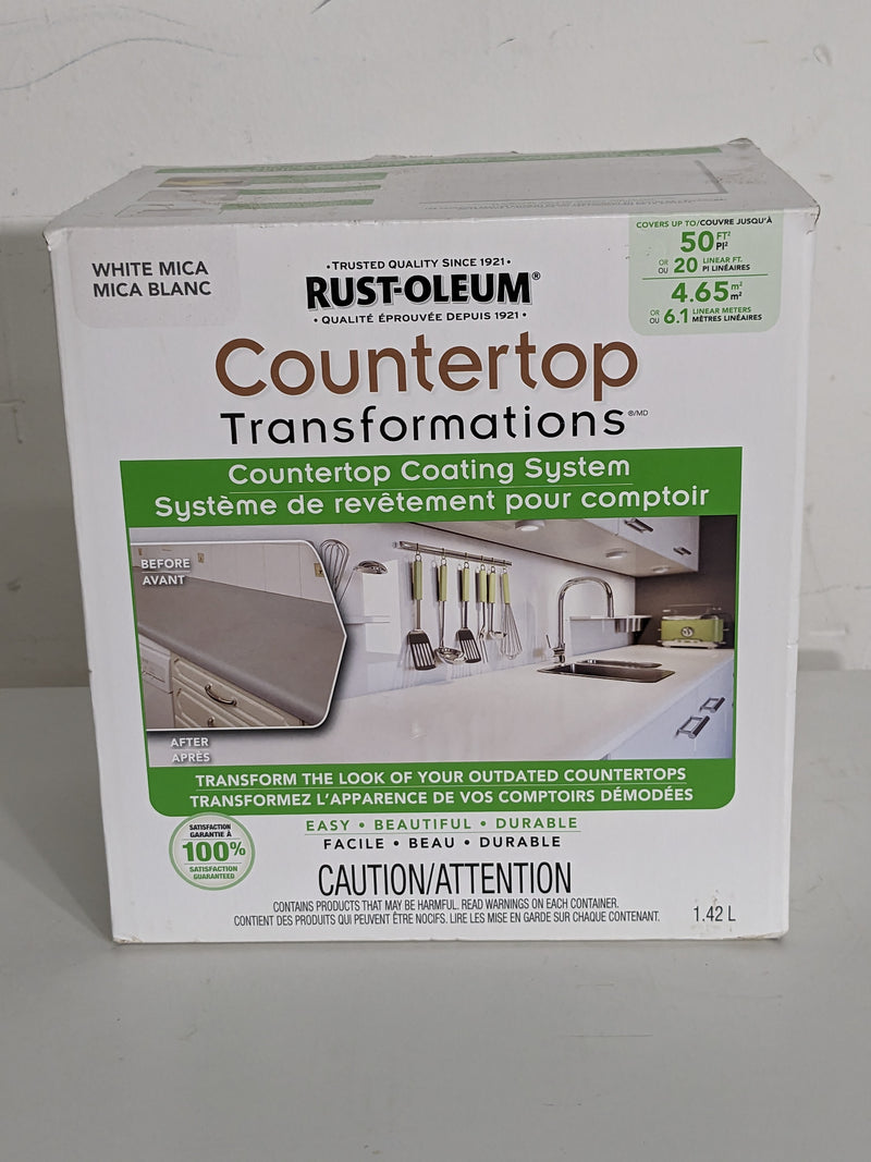 RUST-OLEUM Countertop Transformation - White Mica