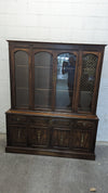 62"W Dark Walnut Hutch