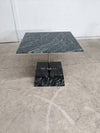 22" Green Marble Side Table