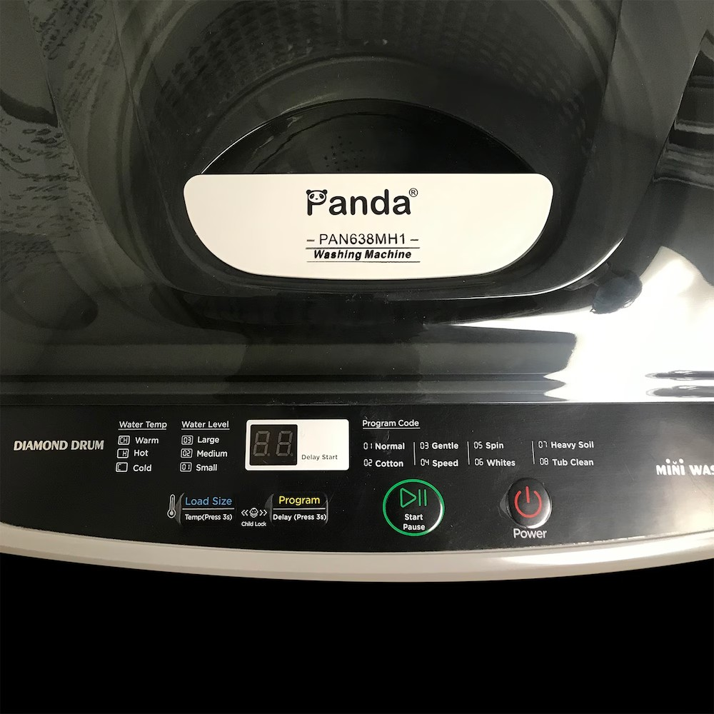 Panda Portable Compact Washer, 10 lbs 1.38 Cu.ft. Capacity, Top Load Laundry Washer, PAN638MH1