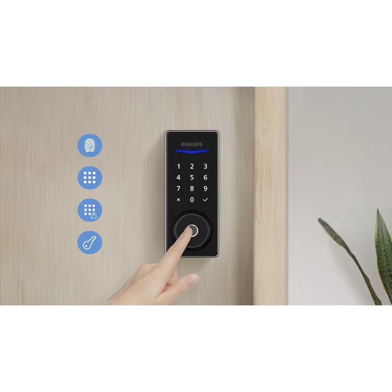 Philips 1000 Series Fingerprint Touchscreen Electronic Deadbolt Door Lock